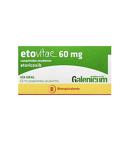 Etovitae 60Mg x 14Comprimidos recubiertos