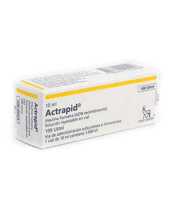 Actrapid 100 Ui/Ml Solucion Inyectable X10Ml