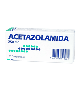 Acetazolamida 250 Mg X 20 Comprimidos
