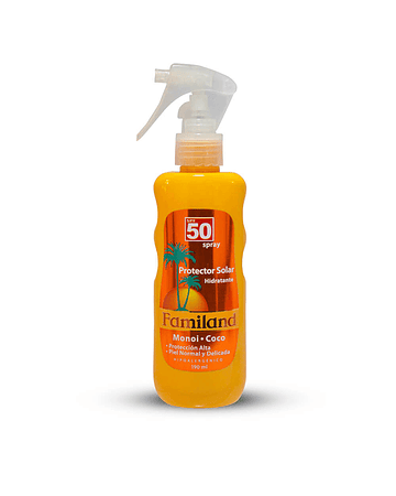Familand Protector Solar Hidratante Monoi Coco X190Ml Spray