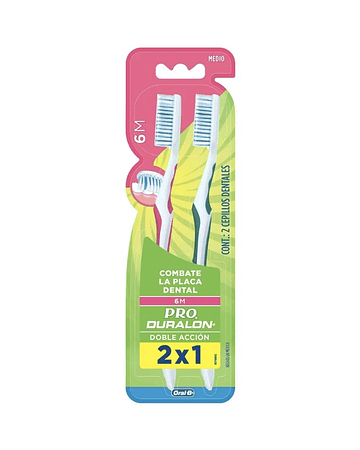 Duralon Pack Cepillo Dental Mixto X2 Unidades