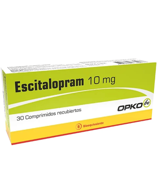 Escitalopram 10 Mg X 30 Comprimidos recubiertos
