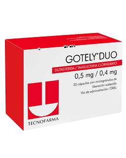 Gotely Duo 0,5mg/0,4 mg x 30 cápsulas con gránulos de liberación sostenida