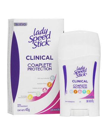 Leady Speed Stick Clinical Complete Protection Powder Barra 20Gr X1 Unidad