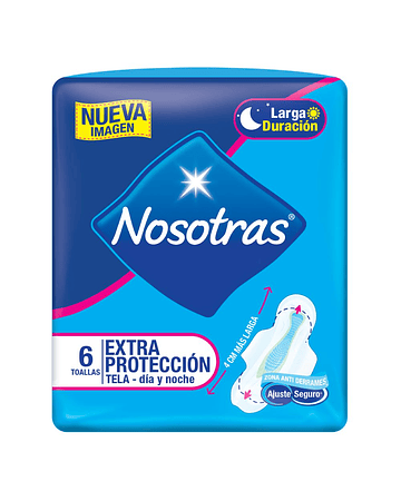 Nosotras Extra Protección X6 Unidades