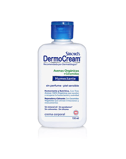 Simonds Dermo Cream Humectante Avenas Orgánicas+Ceramidas X150Ml Crema