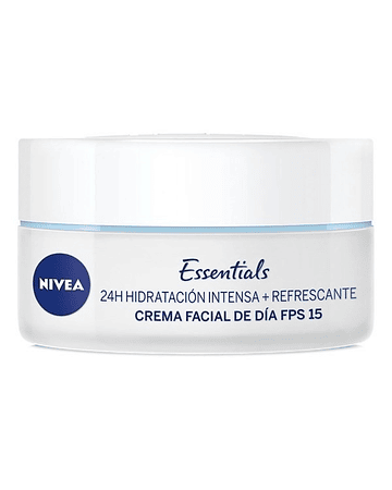 Nivea Essentials Hidratación Intensa + Refrescante Fps 15 Día X50Ml Crema