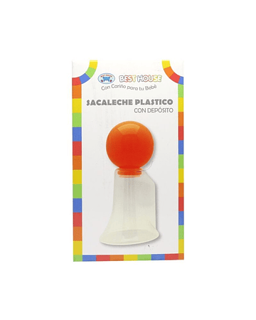 Best House Sacaleche Plástico Con Depósito   X1 Unidad