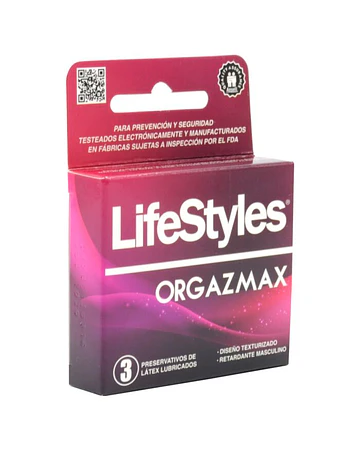 Life Styles Orgazmax X3 Unidades