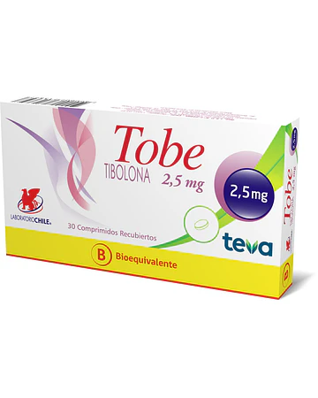Tobe 2,5mg x 30 comprimidos recubiertos