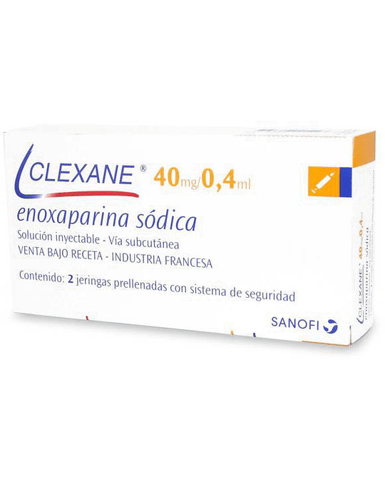 Clexane Enoxaparina 40mg/0.4ml Inyectable