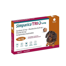 Simparica Trio 5 a 10 kg 1 Comprimido