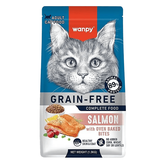 Wanpy Adult Cat Salmón 1.5kg