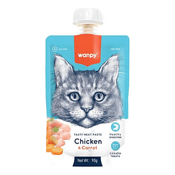 Tasty Meat Paste Cat, Pollo y Zanahoria 90g
