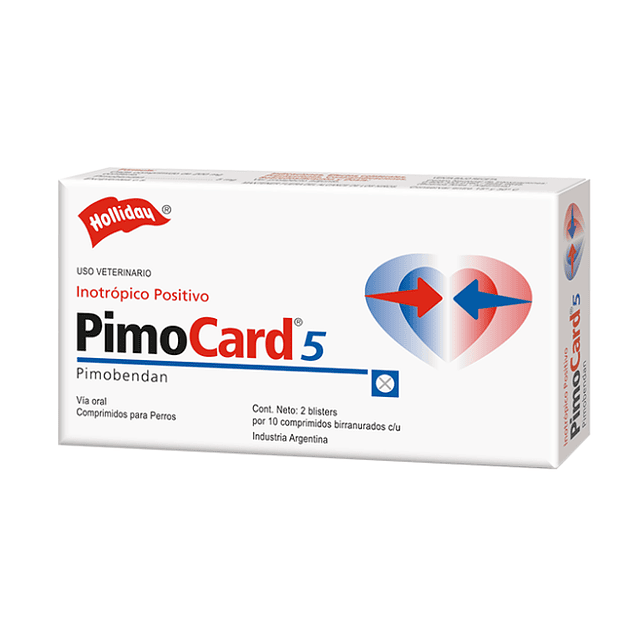 Pimocard 5 x 20 comprimidos