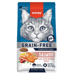 Alimento Wanpy de Salmón para Gato Adulto 1.5 kg