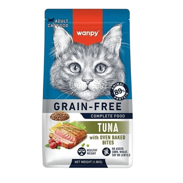 Alimento Wanpy de Atún para Gato Adulto 1.5 kg