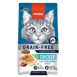 Alimento Wanpy de Pollo para Gato Adulto 1.5 kg