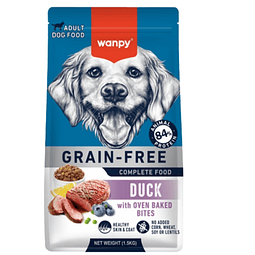 Alimento Wanpy de Pato para Perro Adulto 1.5 kg