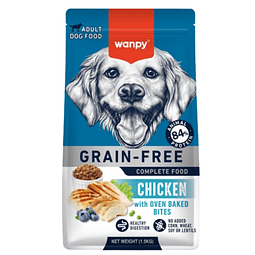 Alimento Wanpy de Pollo para Perro Adulto 1.5 kg