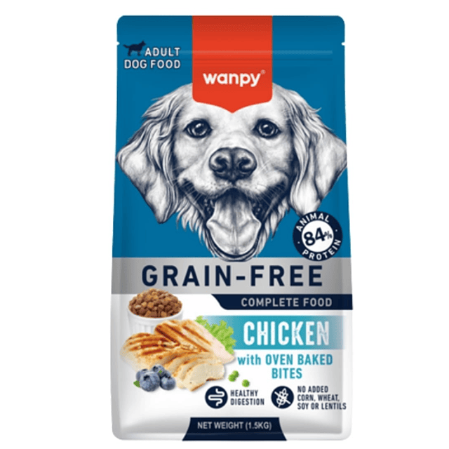 Alimento Wanpy de Pollo para Perro Adulto 1.5 kg