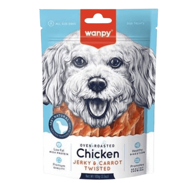 Snack Jerky Dog Chicken Carrot 100 G