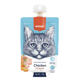  Tasty meat paste cat chicken & carrot 90g