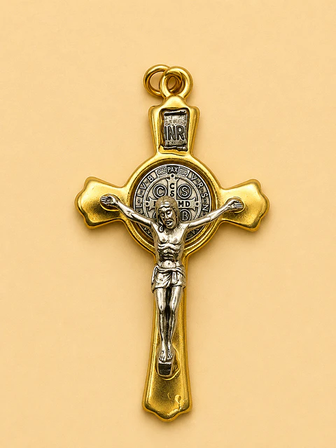 Cruz de São Bento  Metal 8cm