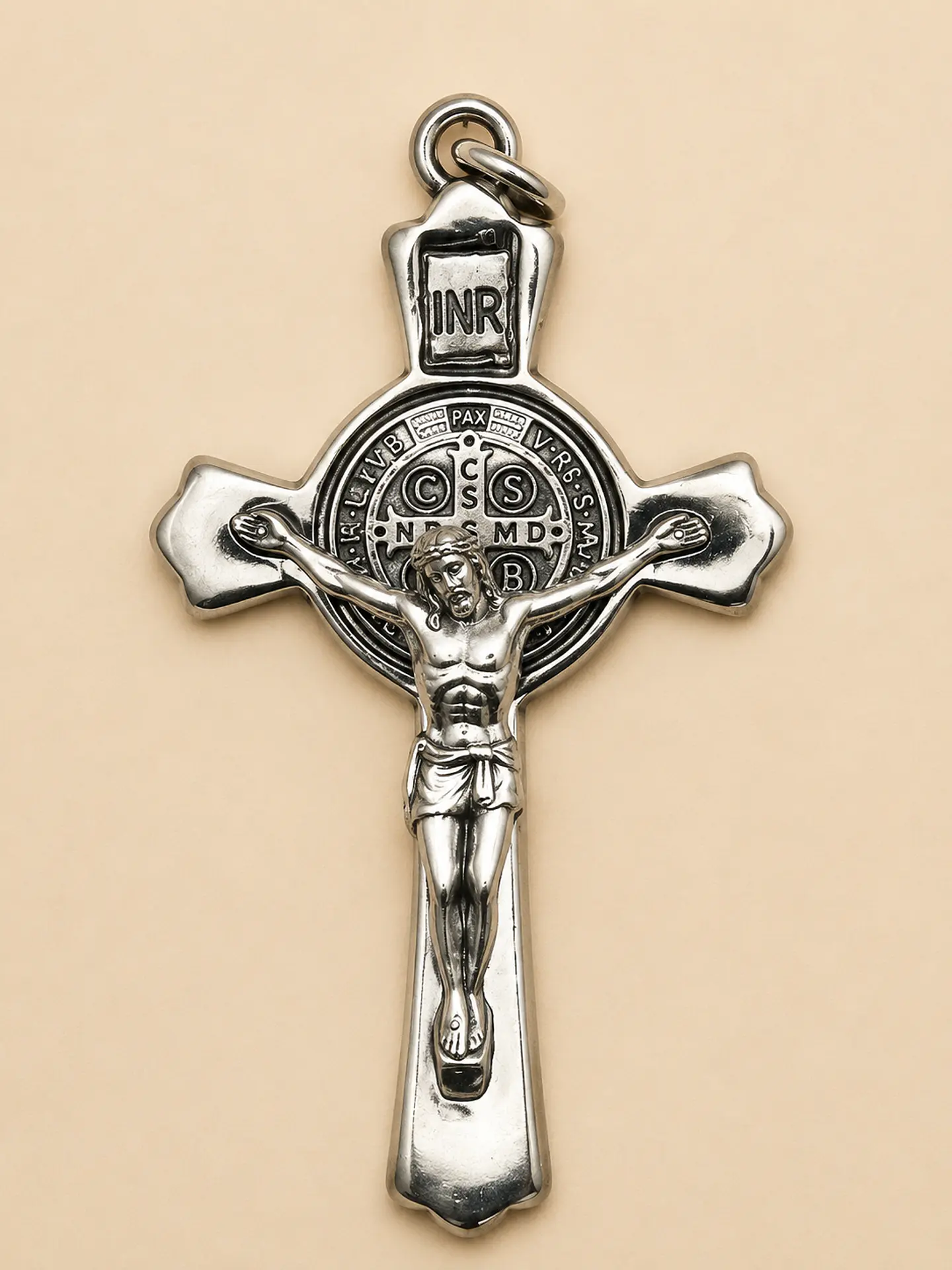 Cruz de São Bento  Metal 8cm 2