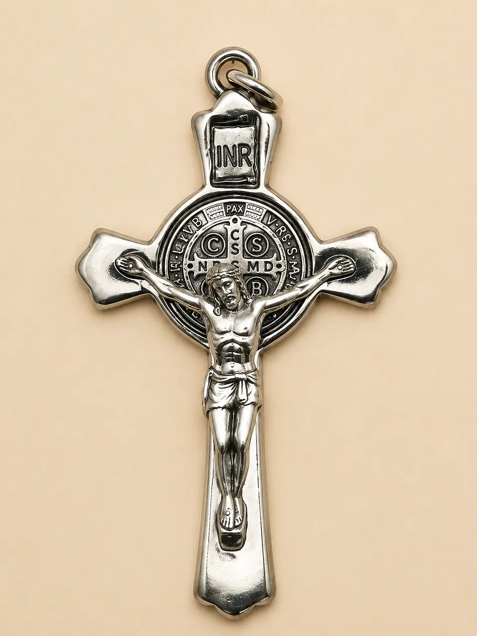 Cruz de São Bento  Metal 8cm 2