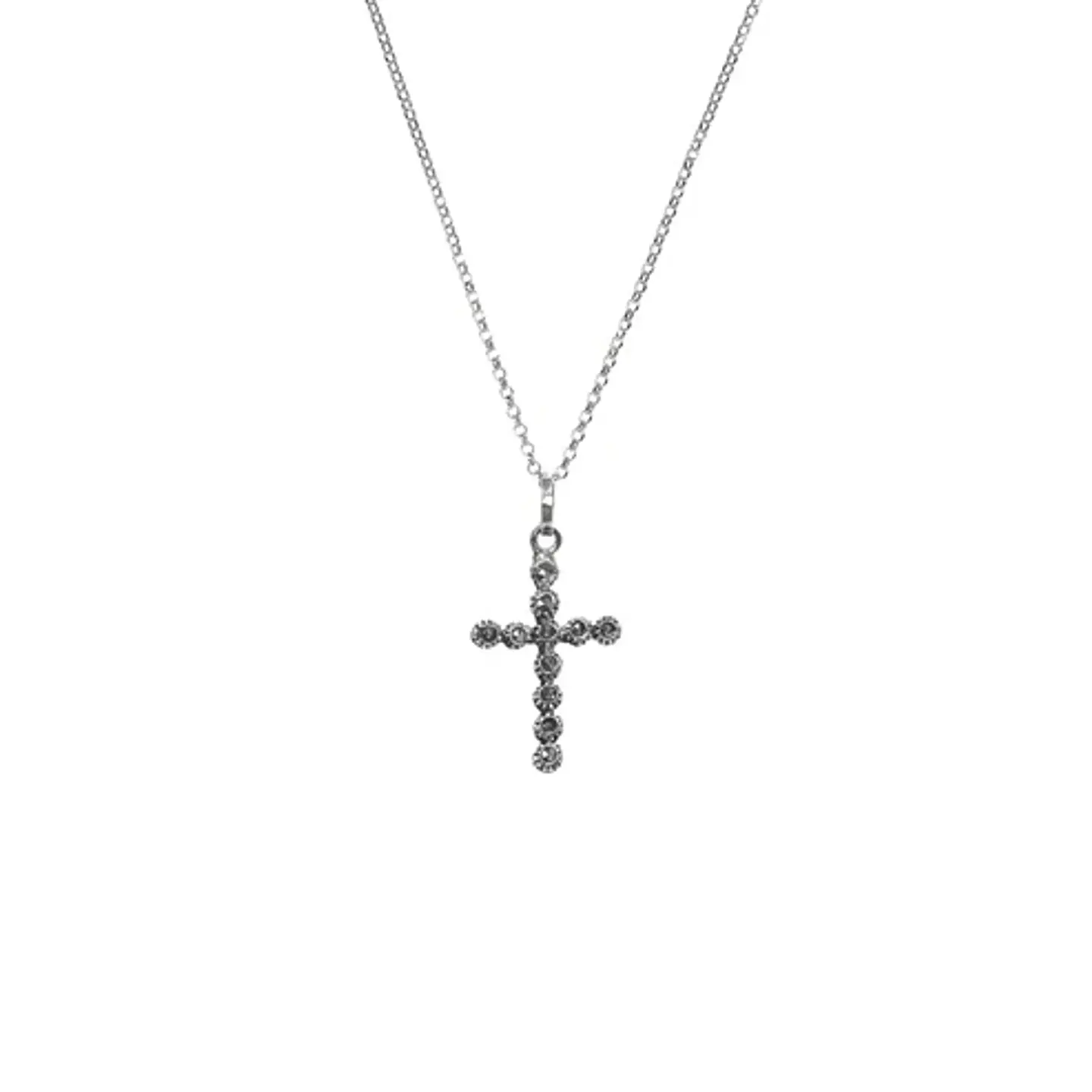 Colar Cruz com Marcassites em Prata 925 1