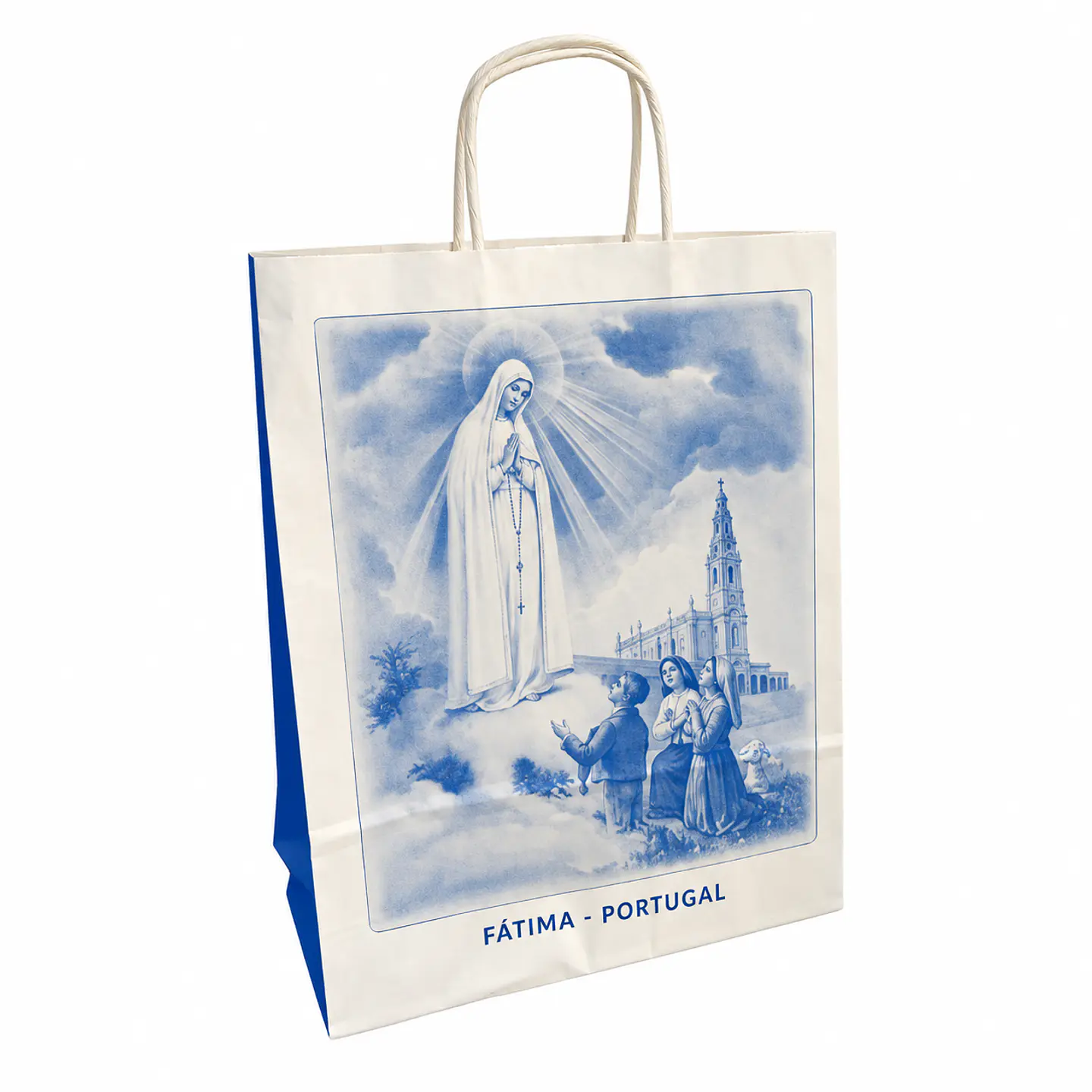 Saco de Papel Fátima  Nossa Senhora e Pastorinhos 1