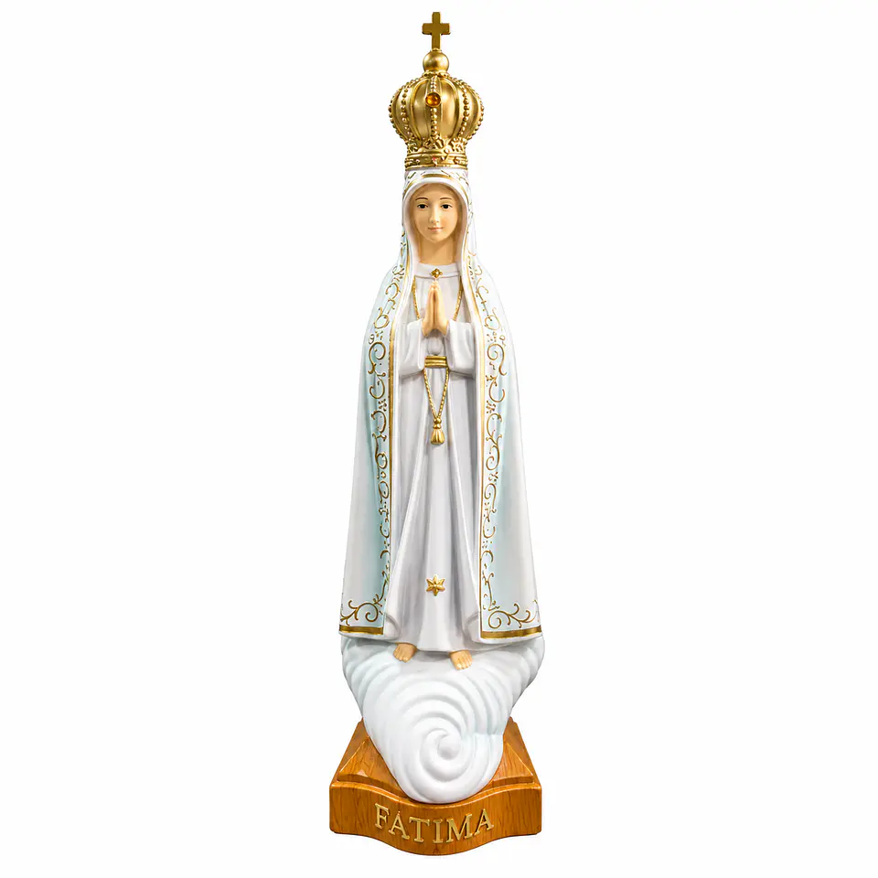Imagem Nossa Senhora de Fátima c/ Dourado 120cm 1