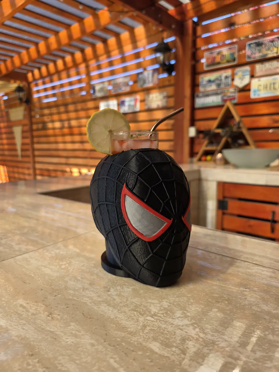 Vaso Spiderman - Miles Morales 470 cc 1