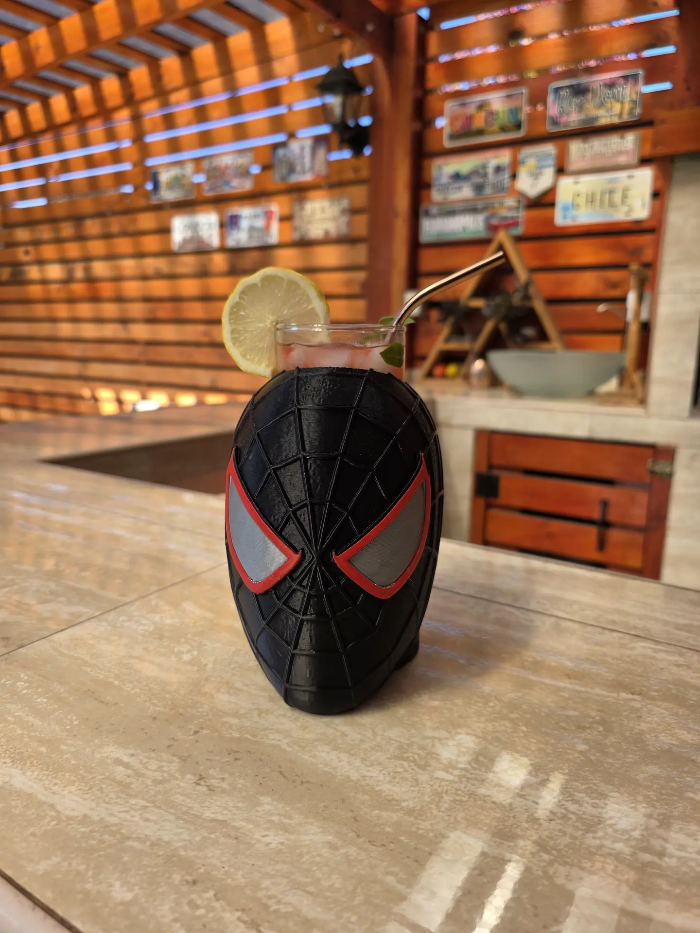 Vaso Spiderman - Miles Morales 470 cc 2