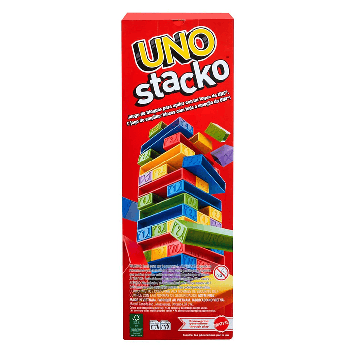 Uno Juego De Mesa Stacko 4