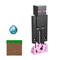 Minecraft Core Figura De 8 Cm Con Crafting - Variedades - Miniatura 2