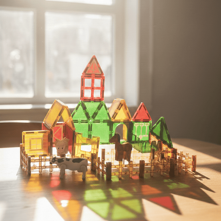 Bloques Magnéticos Granja 46 piezas 2