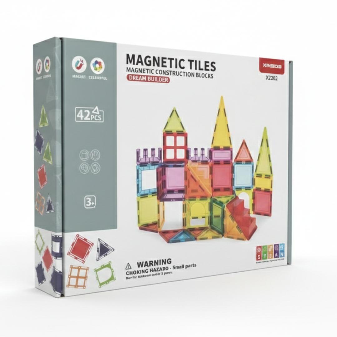 Bloques Magnéticos Constructor 42 piezas Rompecabezas 1