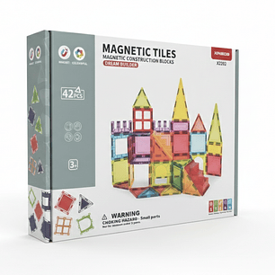 Bloques Magnéticos Constructor 42 piezas Rompecabezas
