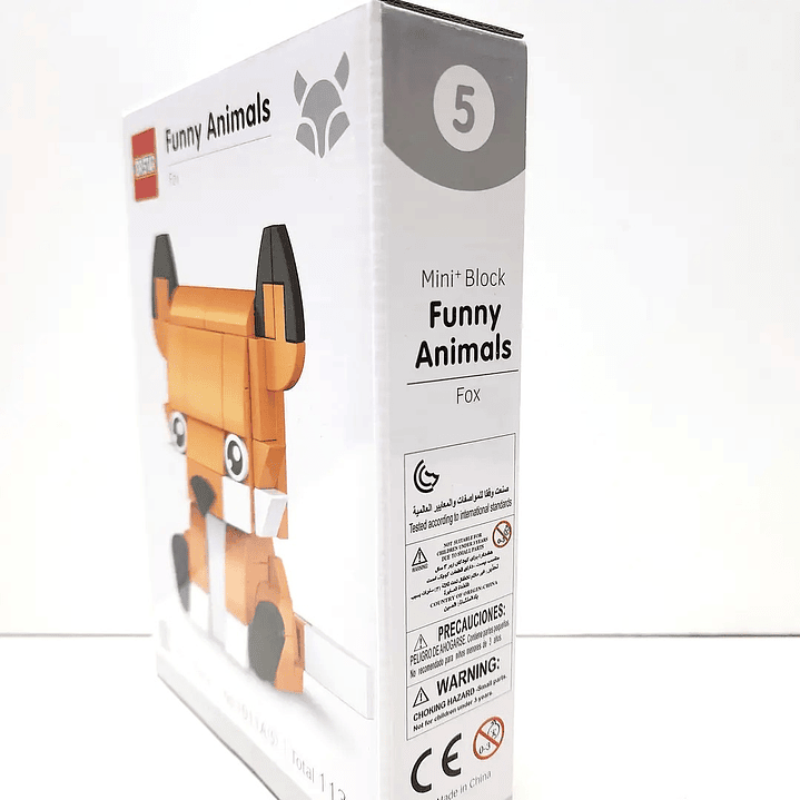 Rompecabezas Animal Zorro puzzle Armable 113 piezas 3