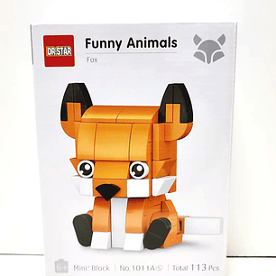 Rompecabezas Animal Zorro puzzle Armable 113 piezas