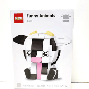 Rompecabezas Animal Vaca Puzzle Armable 126 piezas