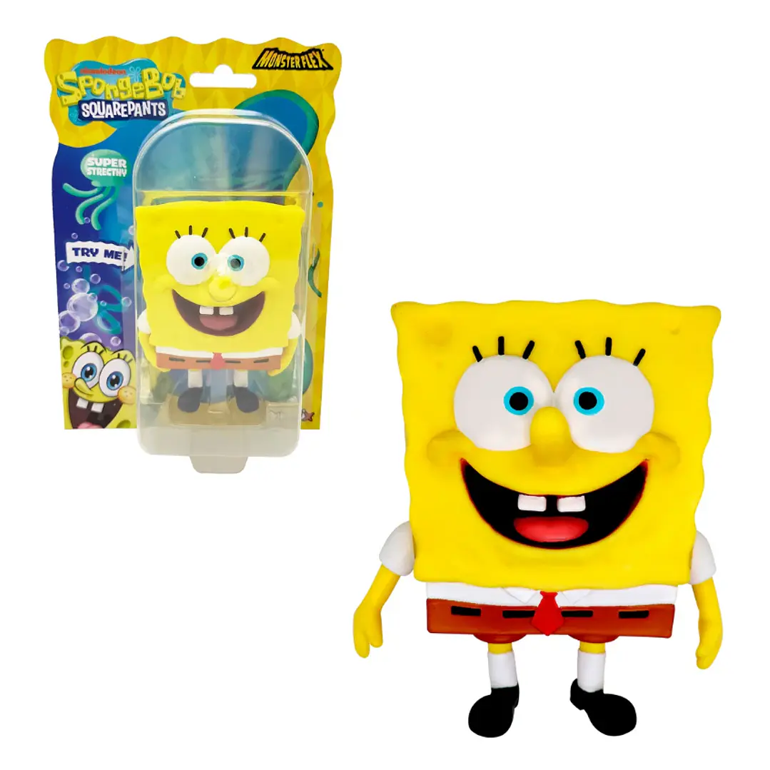 Figura Elástica Bob Esponja Stretch Personaje Clásico 2