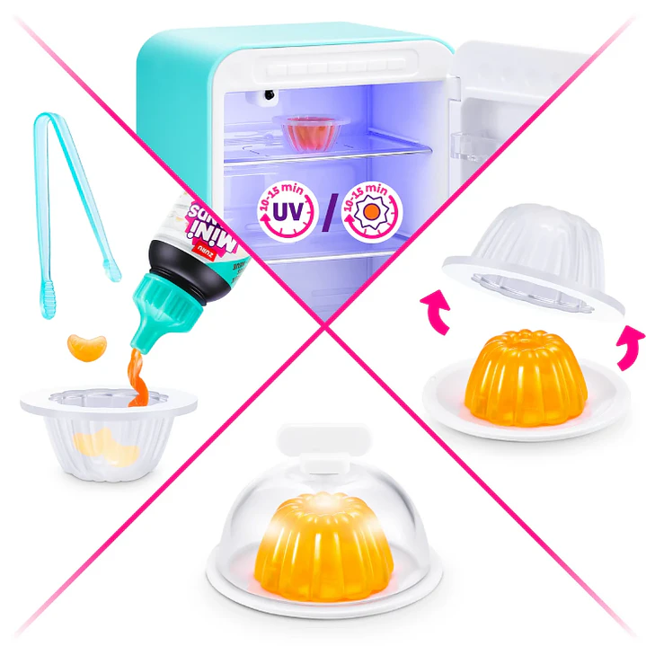 PLAYSET REFRIGERADOR MINI BRANDS FILL THE FRIDGE 9