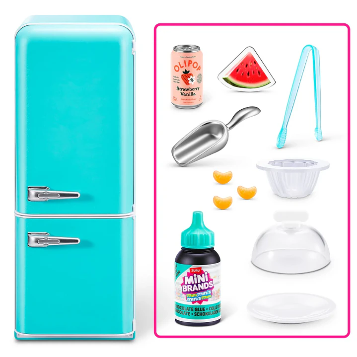 PLAYSET REFRIGERADOR MINI BRANDS FILL THE FRIDGE 3