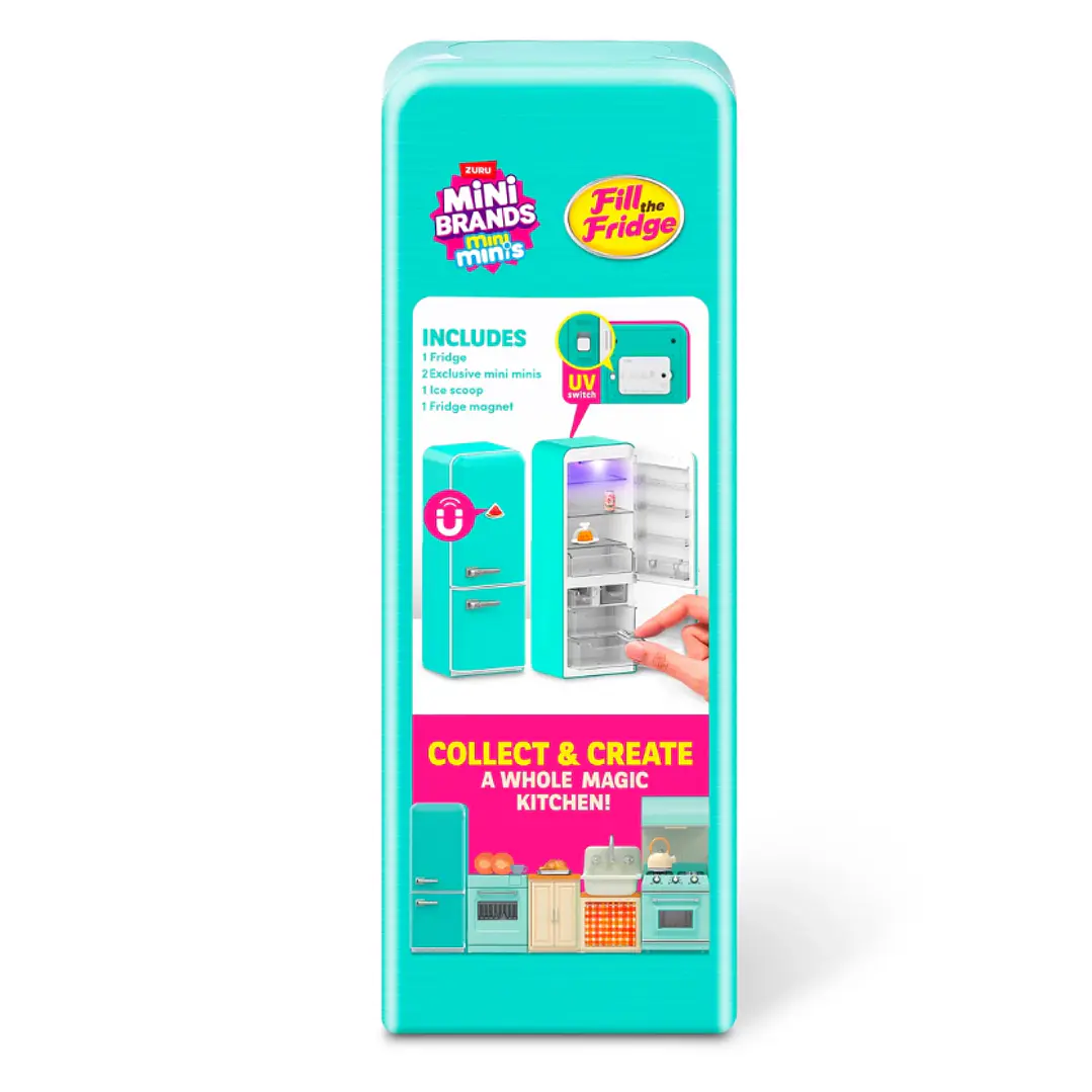 PLAYSET REFRIGERADOR MINI BRANDS FILL THE FRIDGE 4