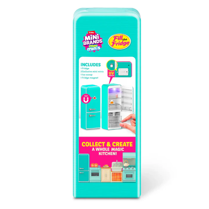 PLAYSET REFRIGERADOR MINI BRANDS FILL THE FRIDGE 4
