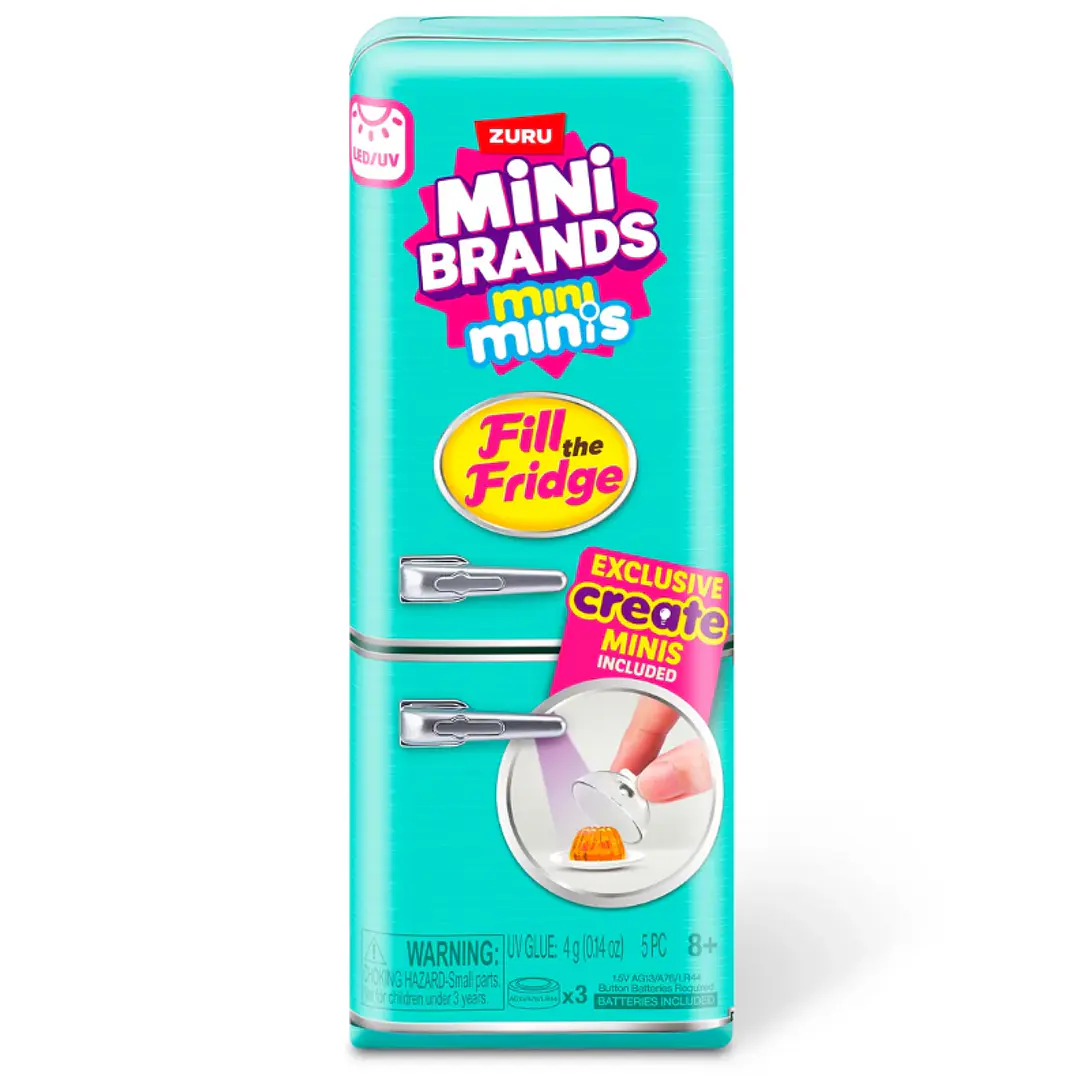 PLAYSET REFRIGERADOR MINI BRANDS FILL THE FRIDGE 1