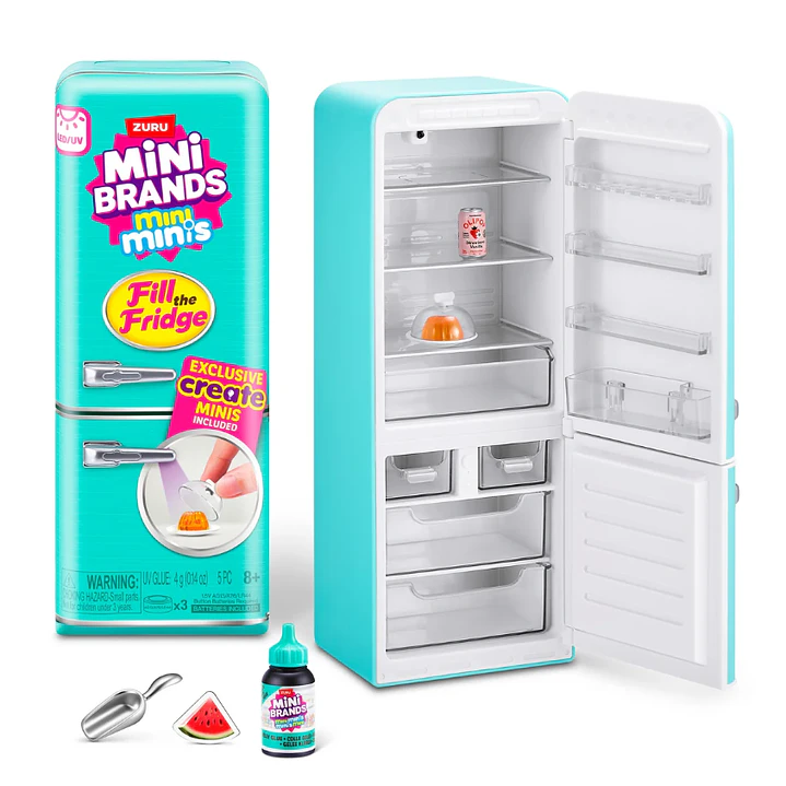 PLAYSET REFRIGERADOR MINI BRANDS FILL THE FRIDGE 2